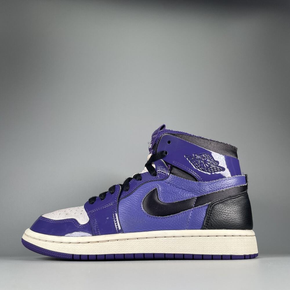 Nike Air Jordan 1 High Zoom CMFT Court Women's 7 Purple Patent Sneakers Casual